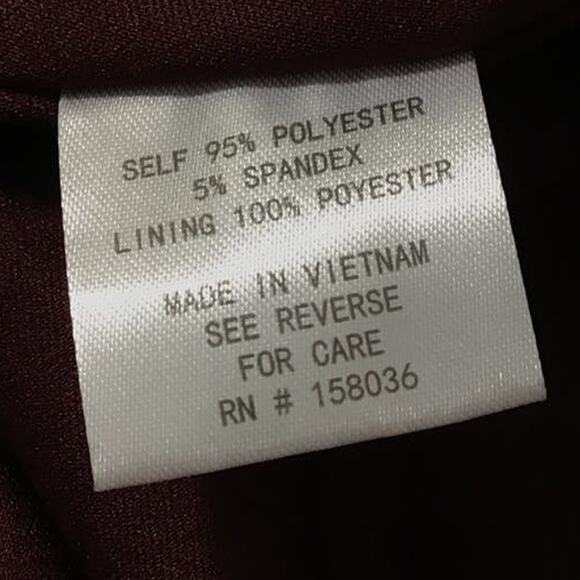 BIRDY GREY SZ L Red Cabernet Benny  Cutout Back-Bow Tie Maxi Dress NWT 0B14 - Picture 9 of 11